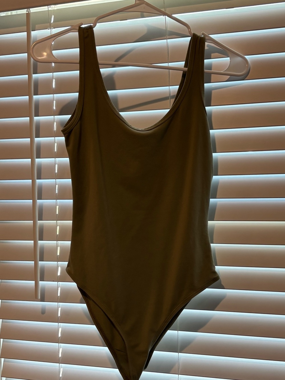Ardene Olive Green Women's Scoop Neck Bodysuit